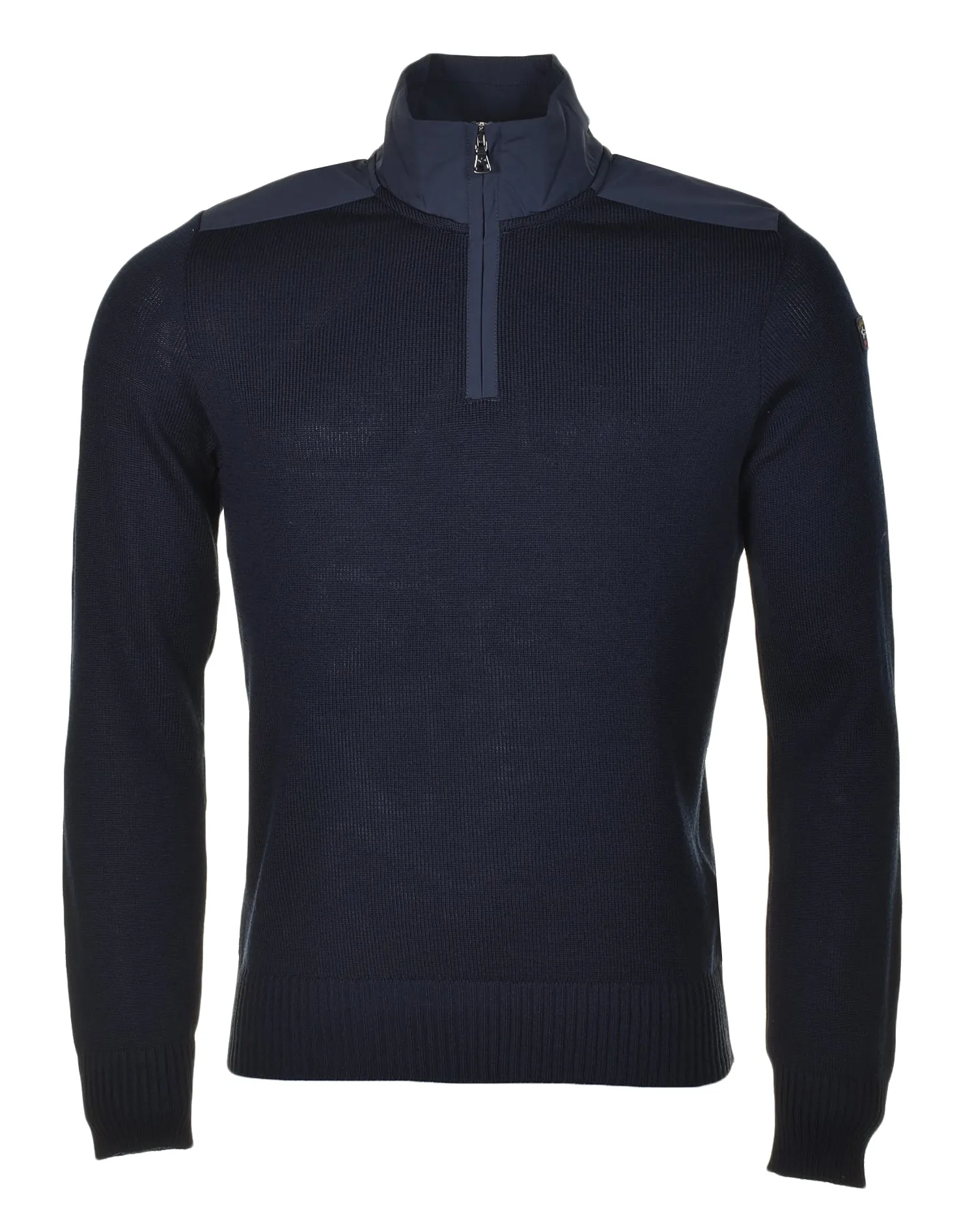 Typhoon Wool Half Zip Jumper Navy