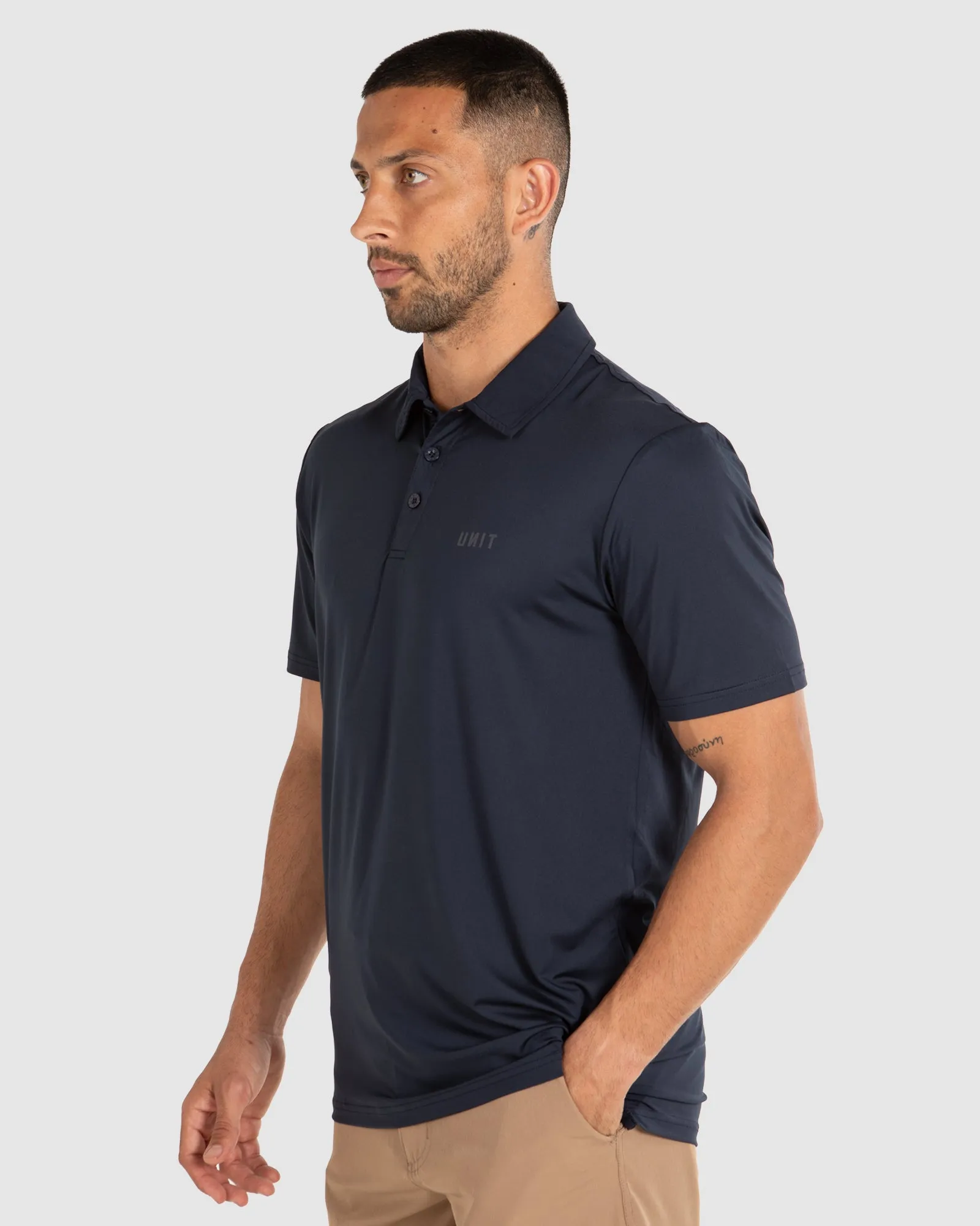 UNIT Mens Pro Flex Polo