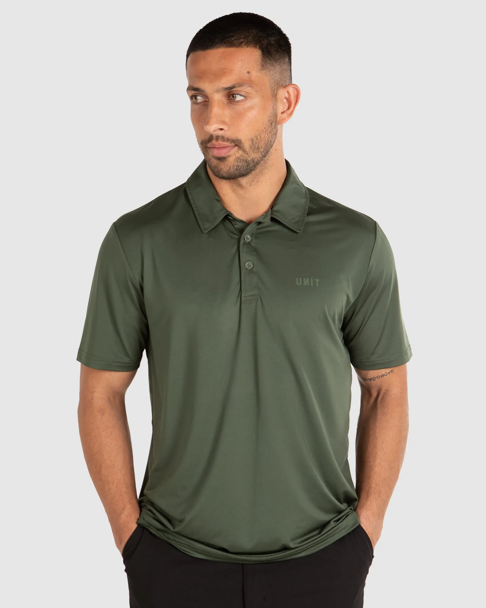 UNIT Mens Pro Flex Polo