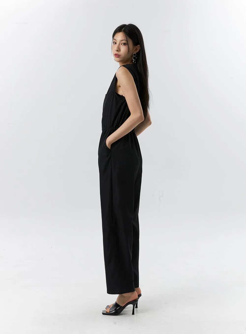 V-Neck Jumpsuit IL326