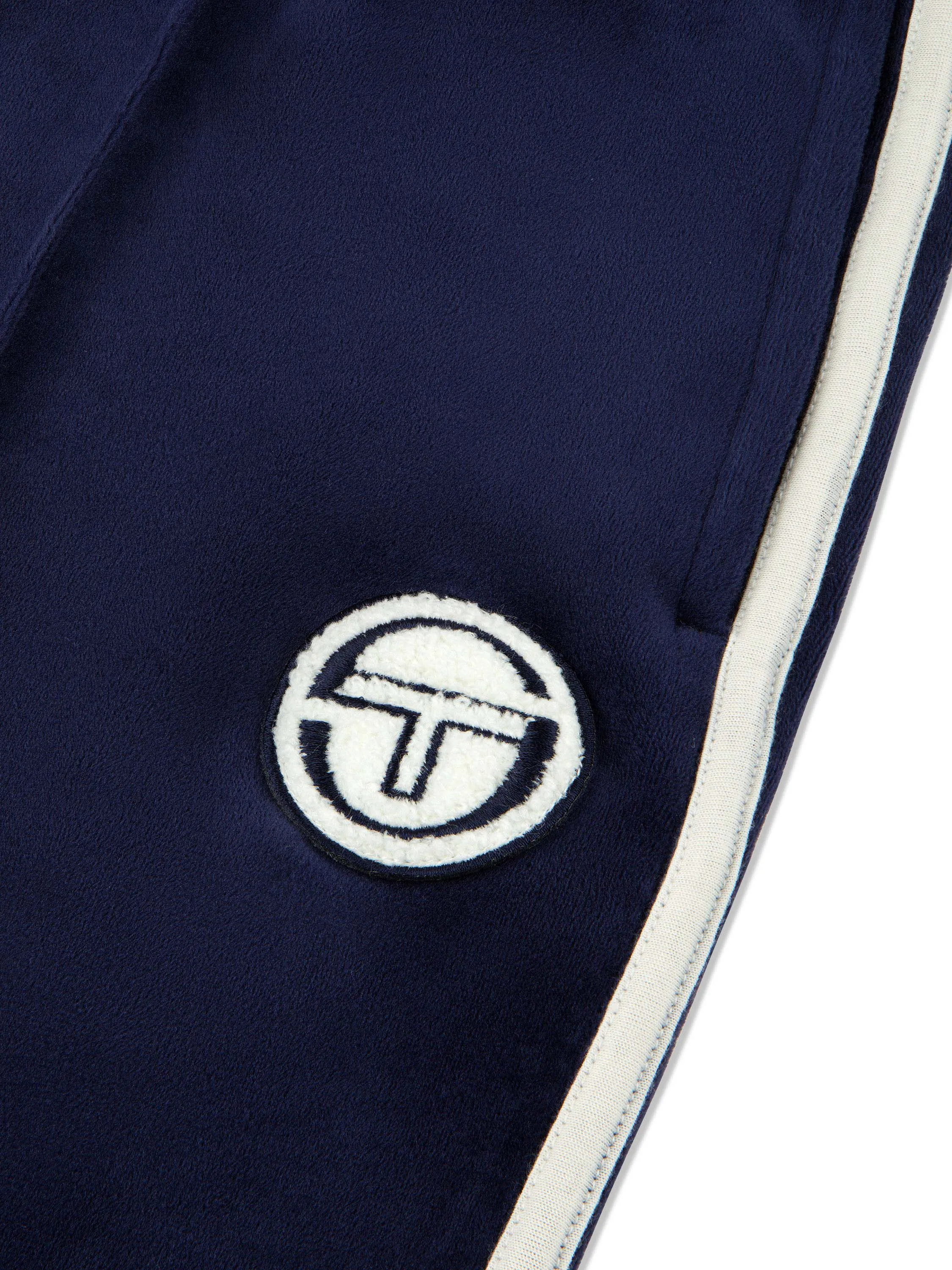 Veneto 3/4 Velour Track Pant- Maritime Blue