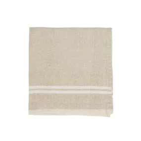 Vintage Linen Napkins Natural & Ivory, Set of 4