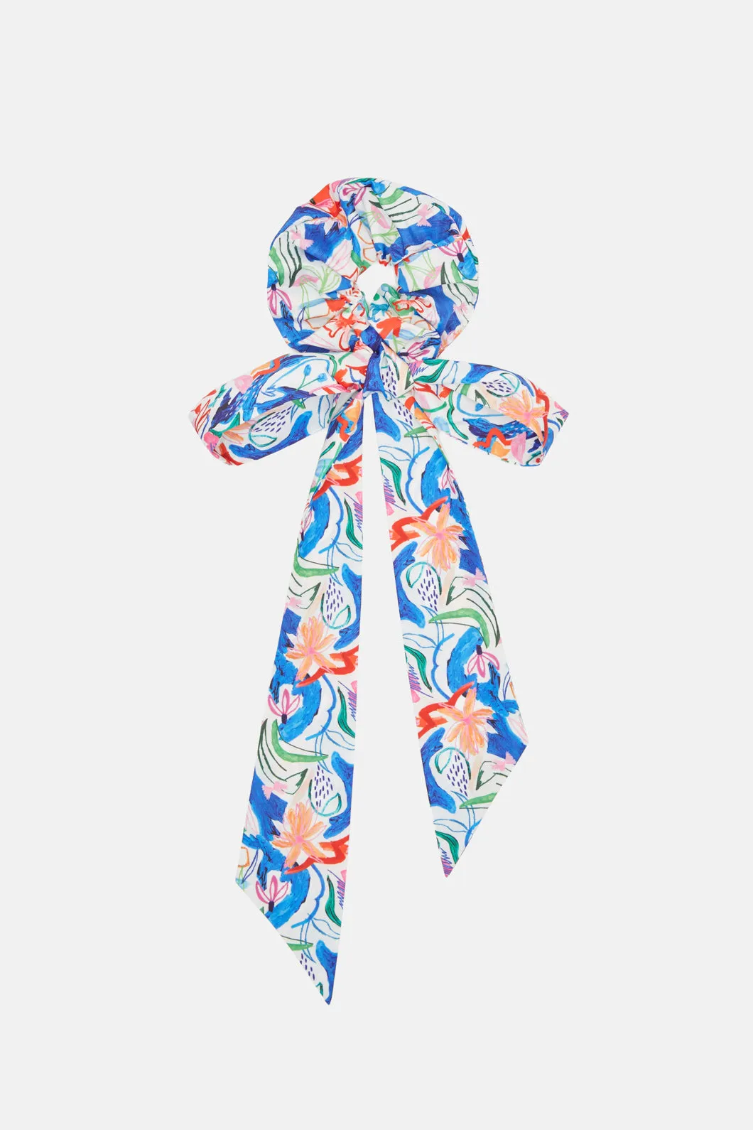 Vivid Impressions Bow Scrunchie