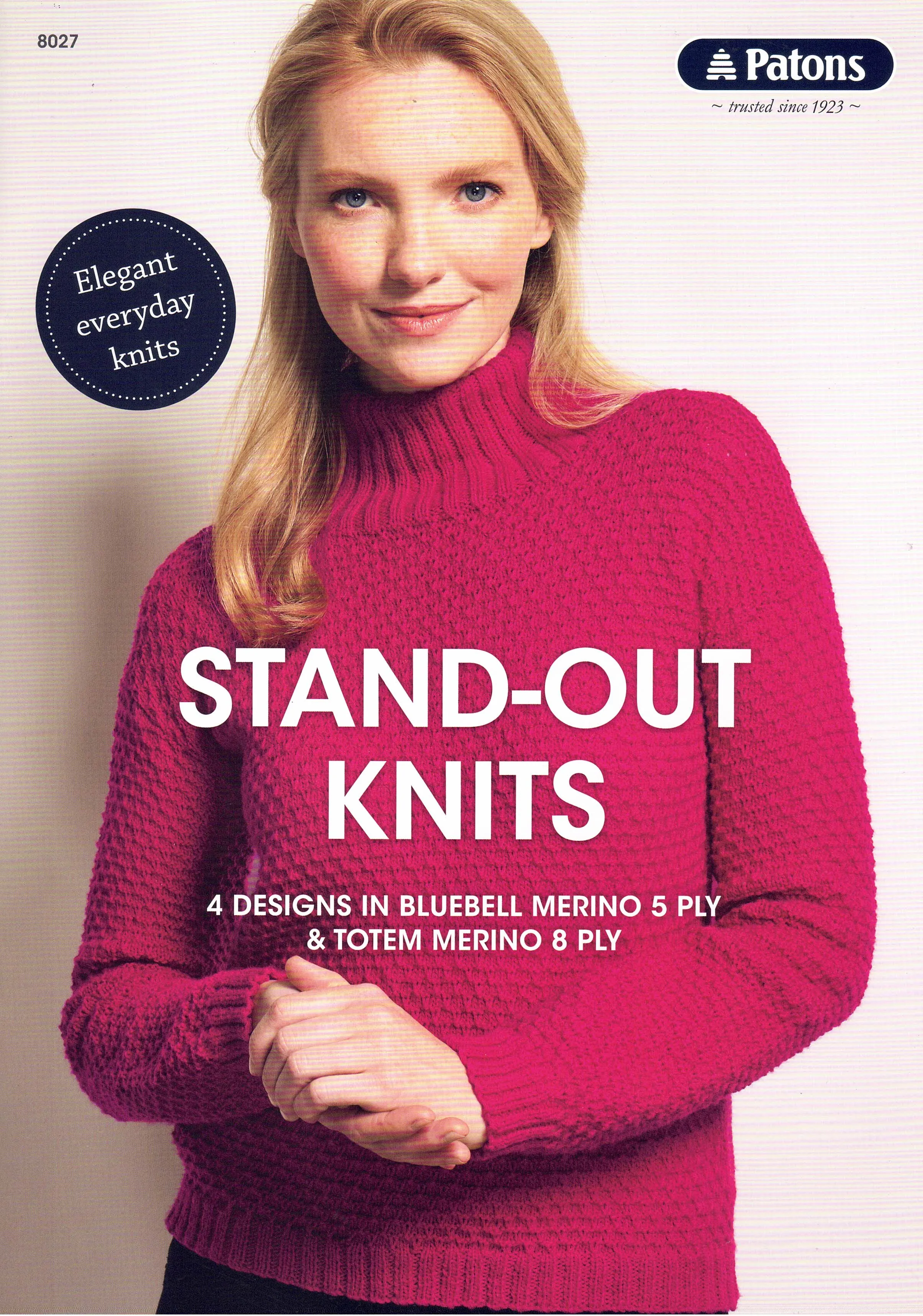 Women - Patons Book 8027 Stand-Out Knits