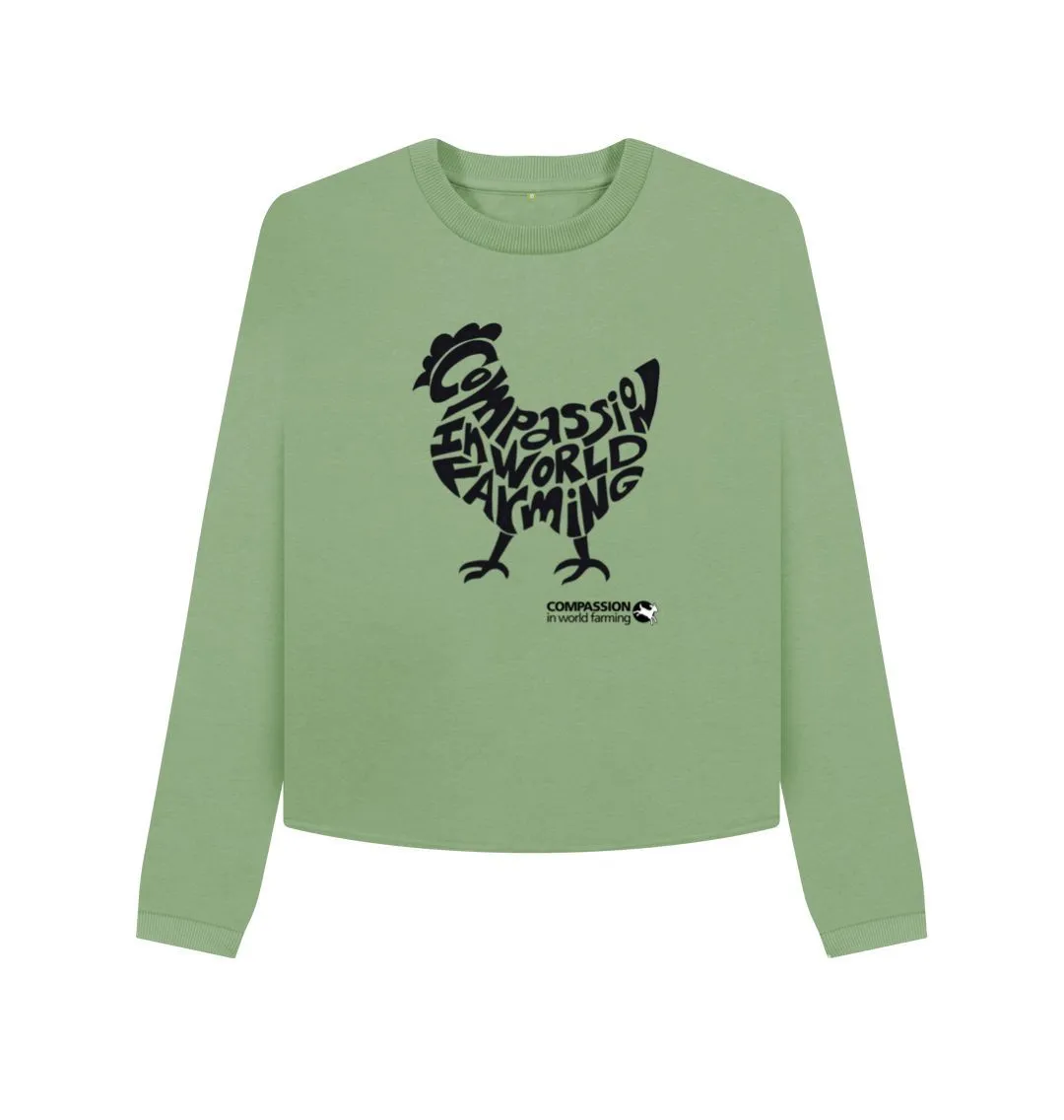 Women's Compassion Chicken Boxy Jumper