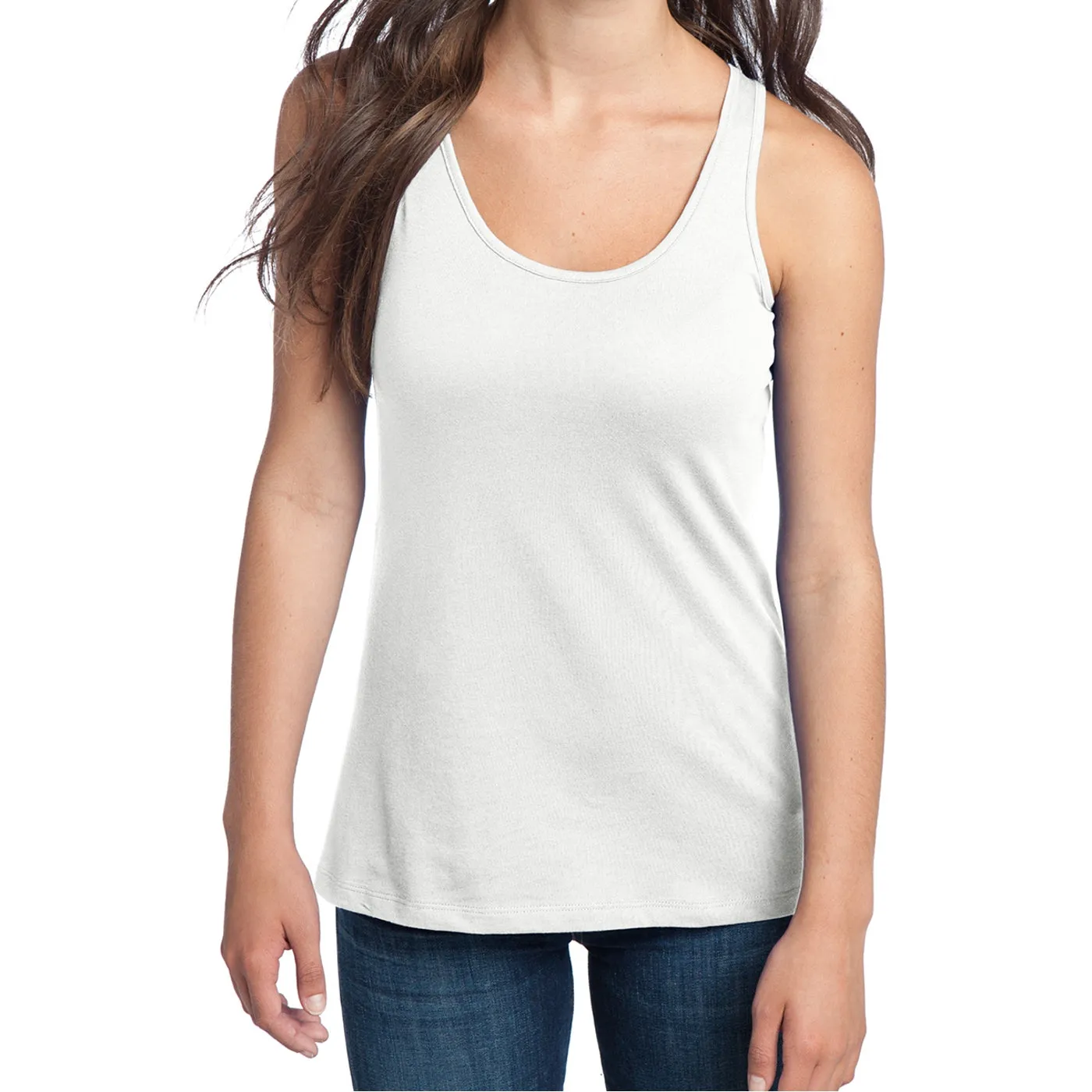 Women's Juniors 60/40 Racerback Tank