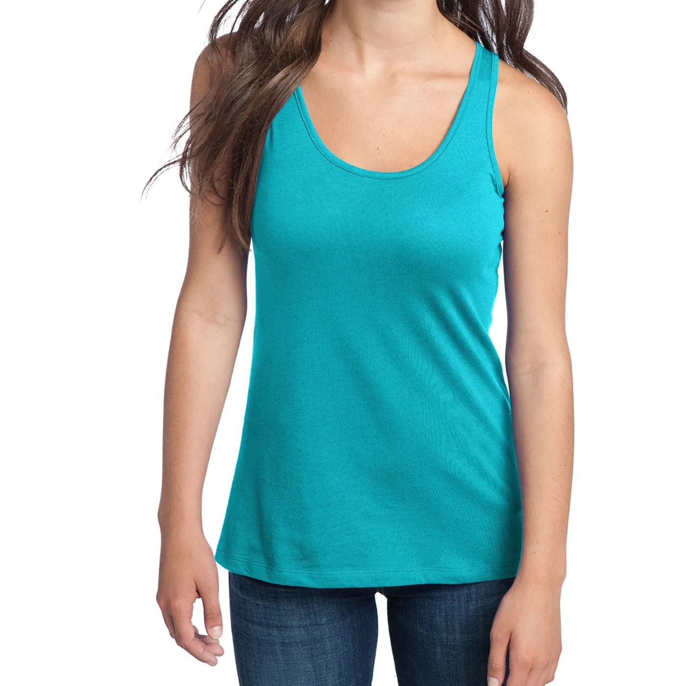 Women's Juniors 60/40 Racerback Tank