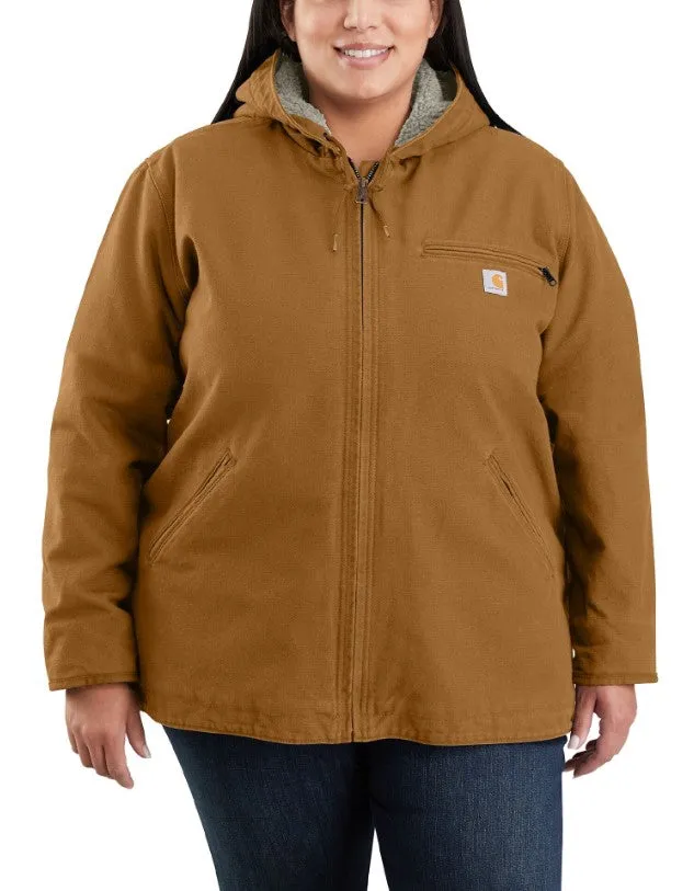 Women's LooseFit WashDuck Sharpa Lined Jacket