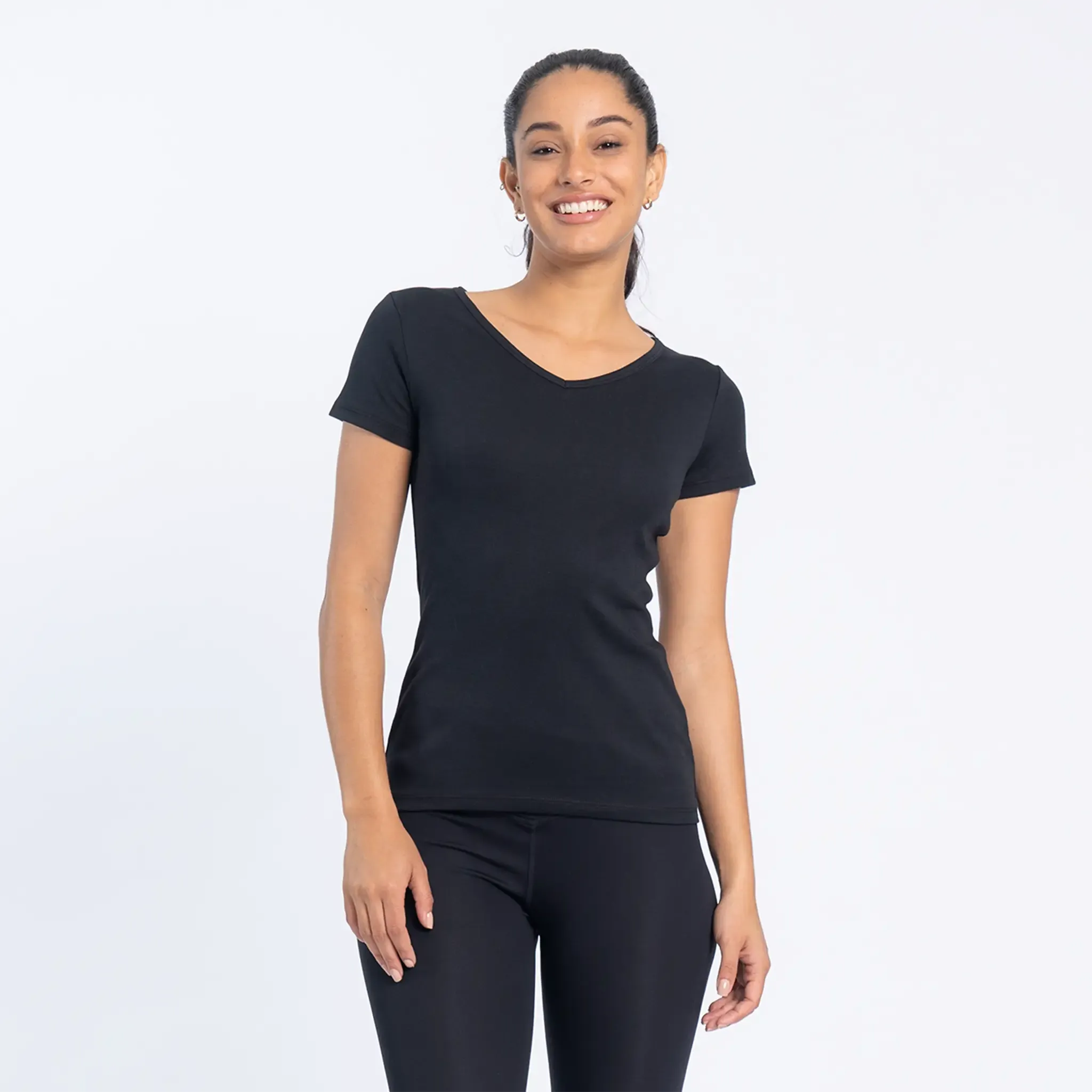 Women's Organic Pima Cotton V-Neck T-Shirt