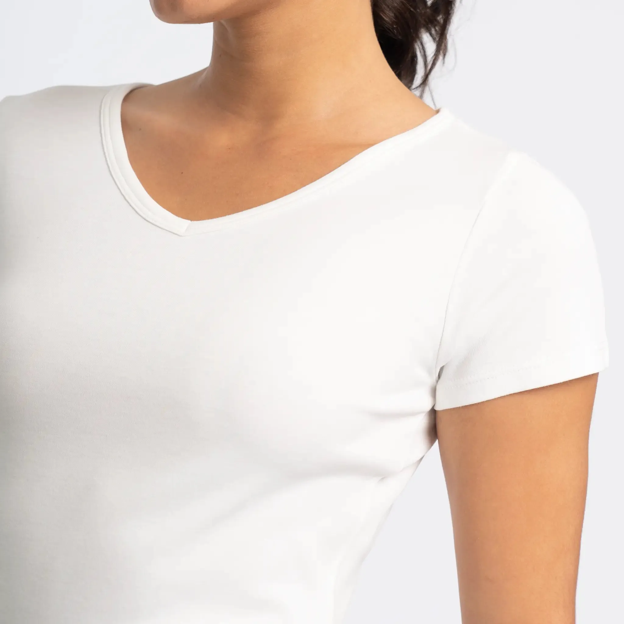 Women's Organic Pima Cotton V-Neck T-Shirt