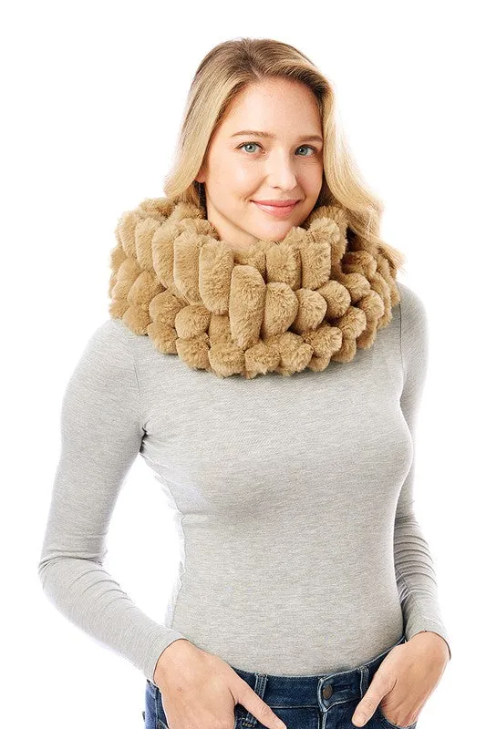 Women's Soft Faux Fur Infinity Scarf