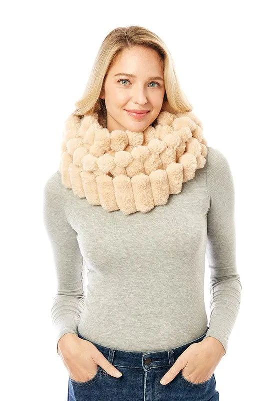 Women's Soft Faux Fur Infinity Scarf