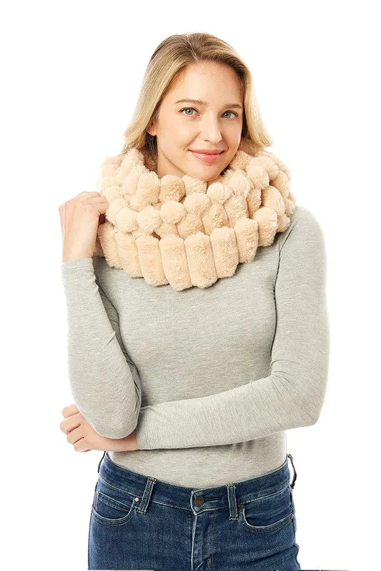 Women's Soft Faux Fur Infinity Scarf