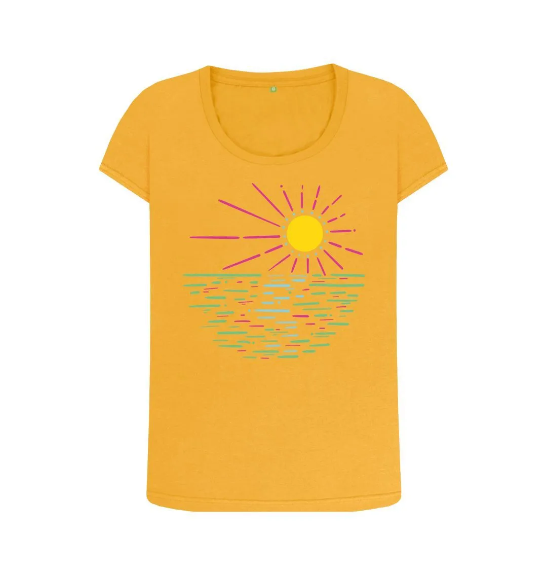 Women's Sunbeam Organic Scoop Neck Tee