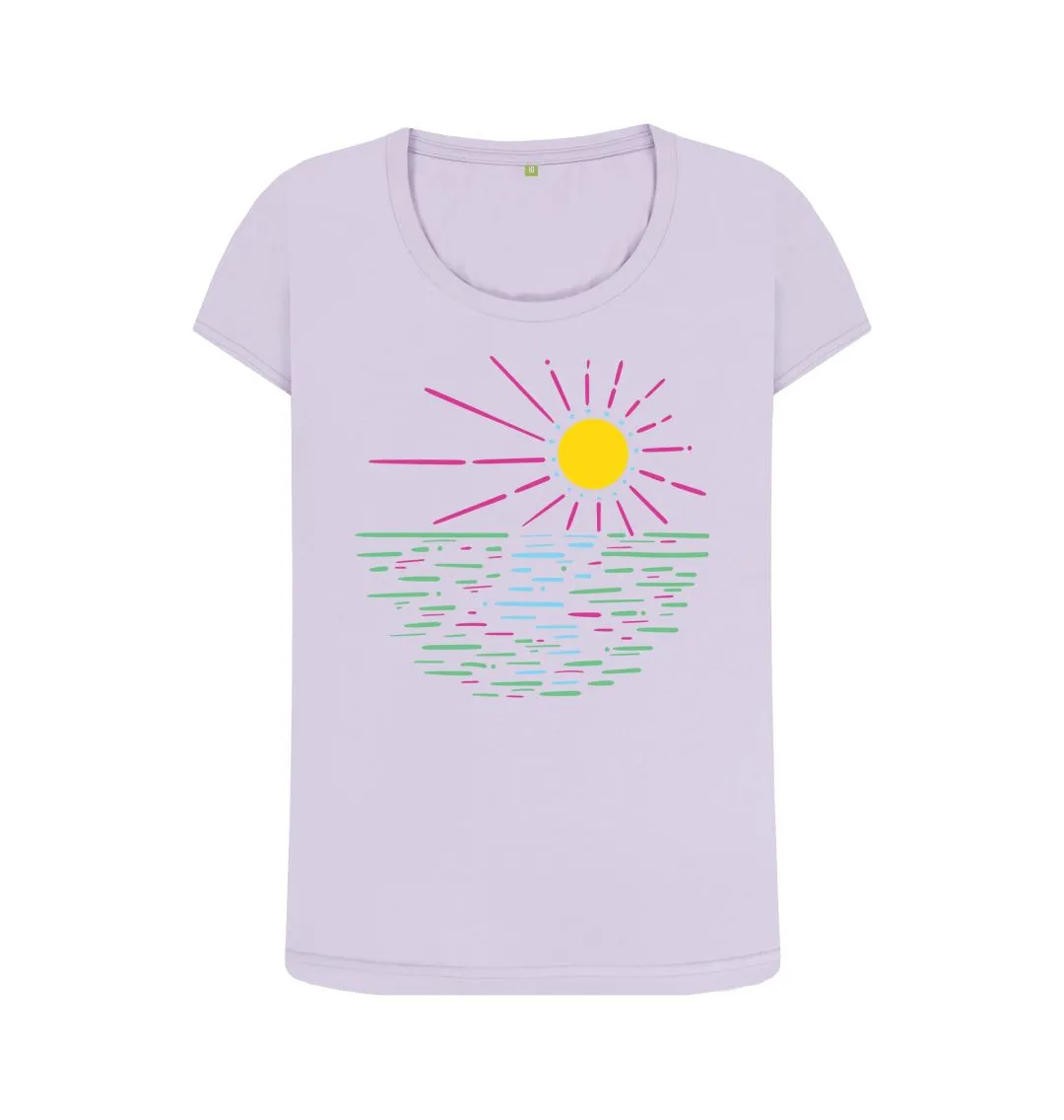 Women's Sunbeam Organic Scoop Neck Tee