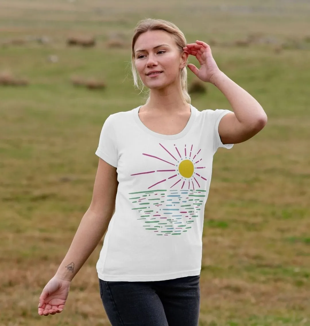 Women's Sunbeam Organic Scoop Neck Tee