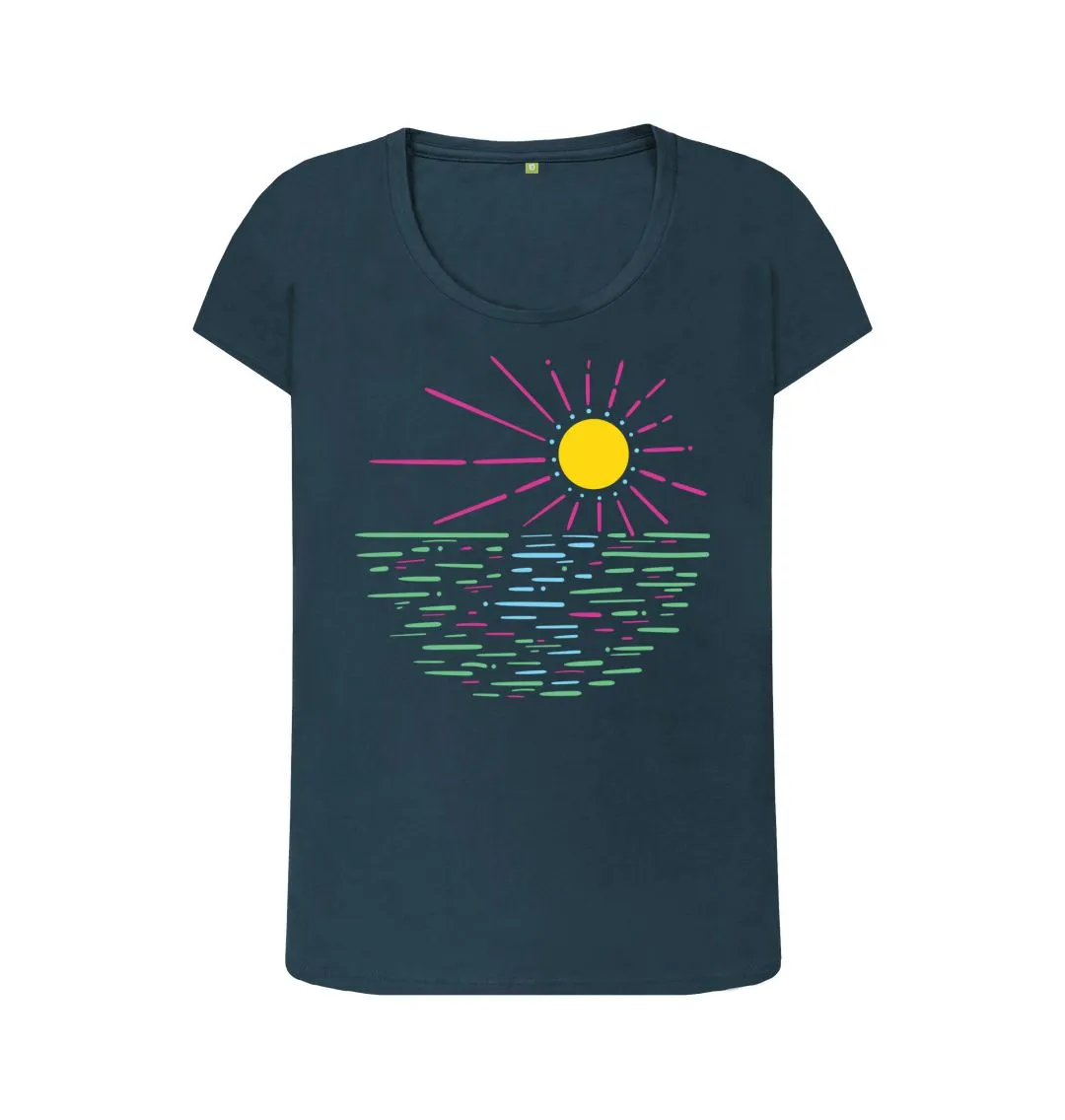 Women's Sunbeam Organic Scoop Neck Tee