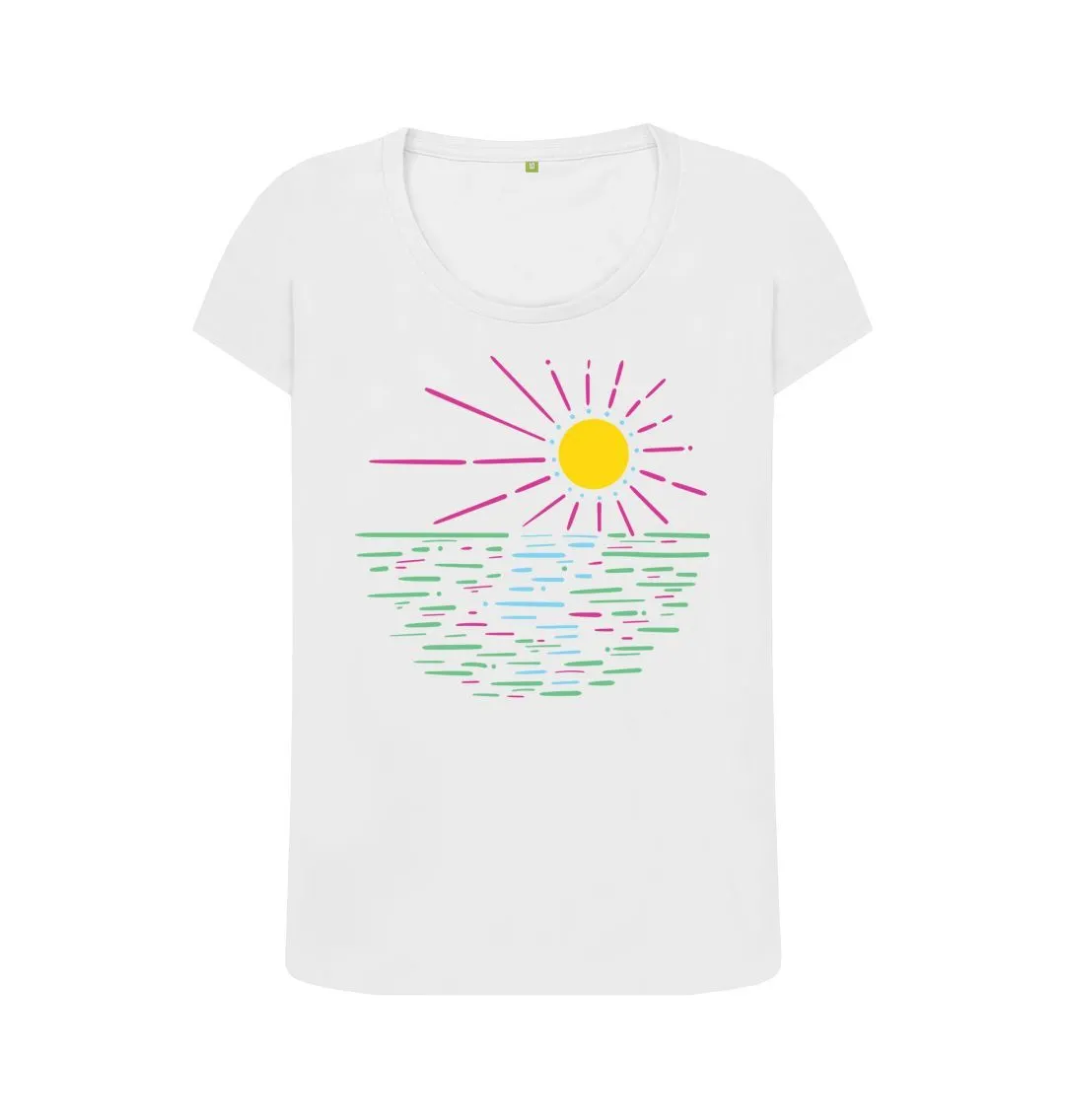 Women's Sunbeam Organic Scoop Neck Tee