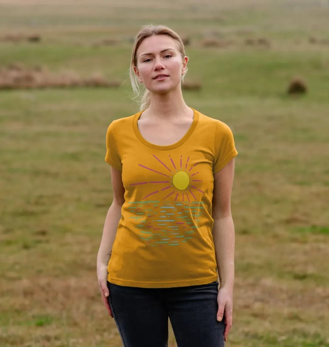 Women's Sunbeam Organic Scoop Neck Tee