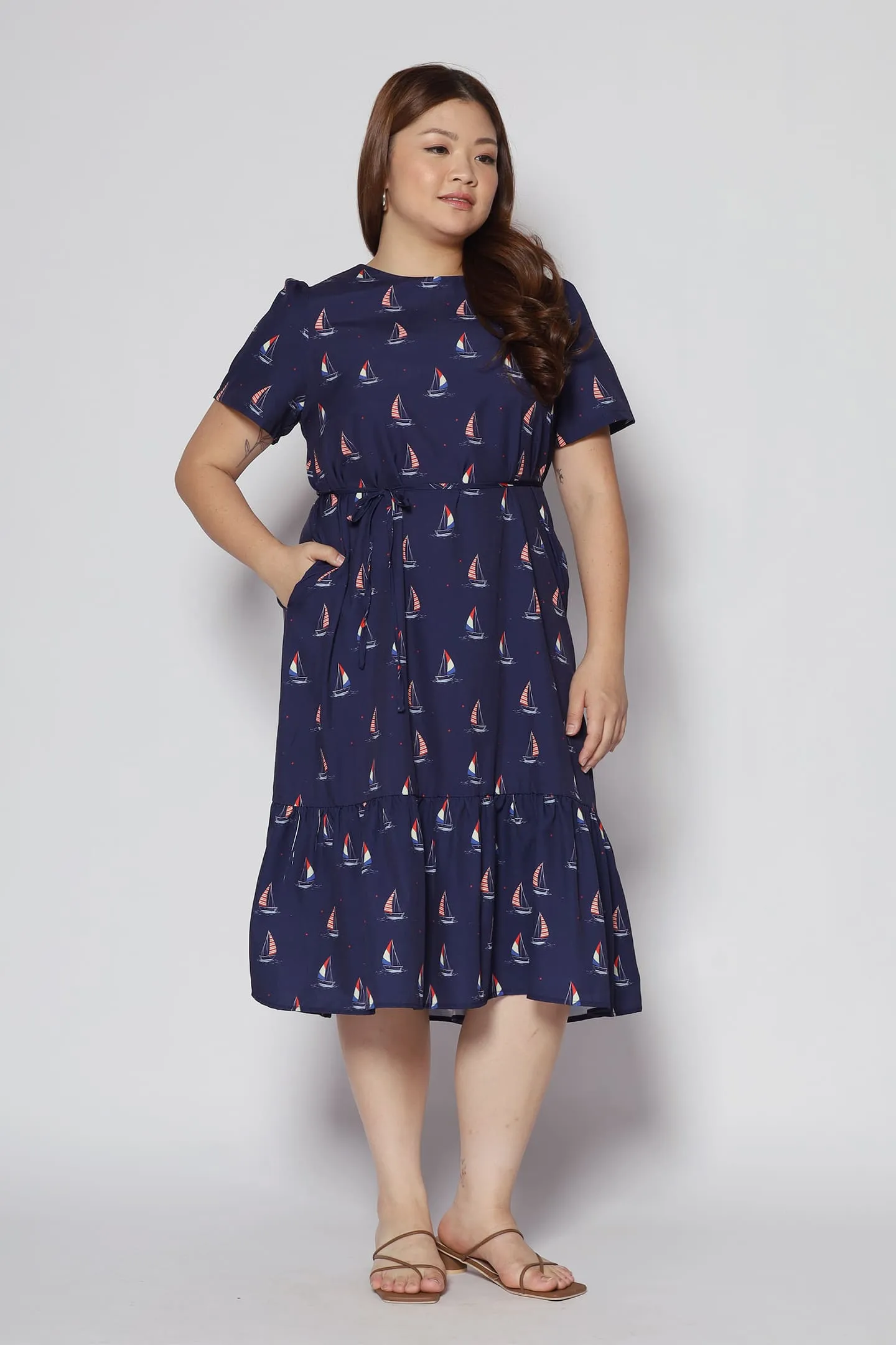 Xing Dress in Sailboat