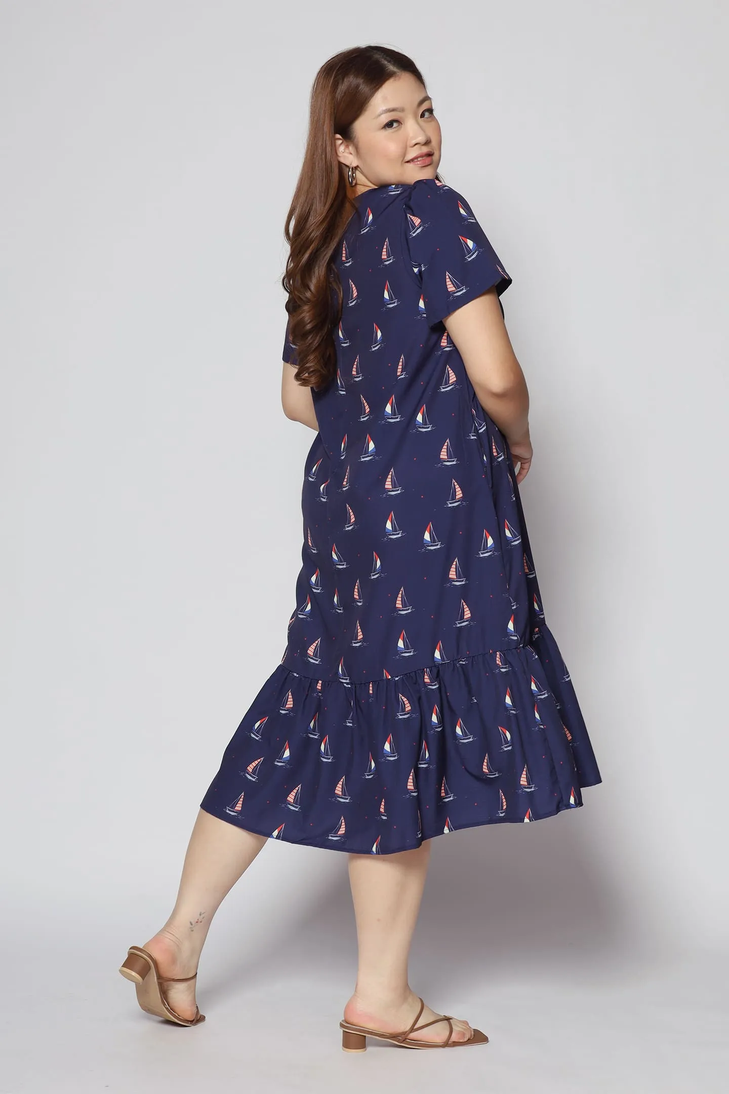 Xing Dress in Sailboat