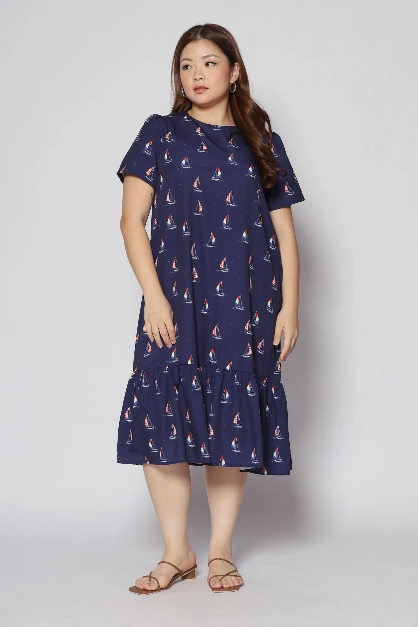 Xing Dress in Sailboat