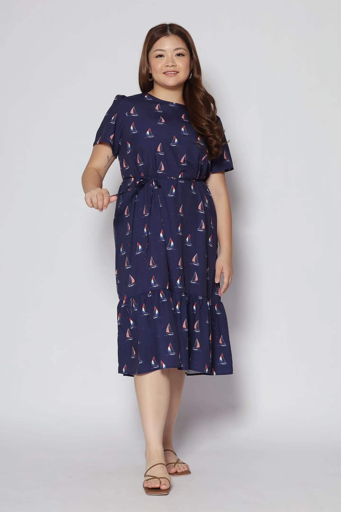 Xing Dress in Sailboat