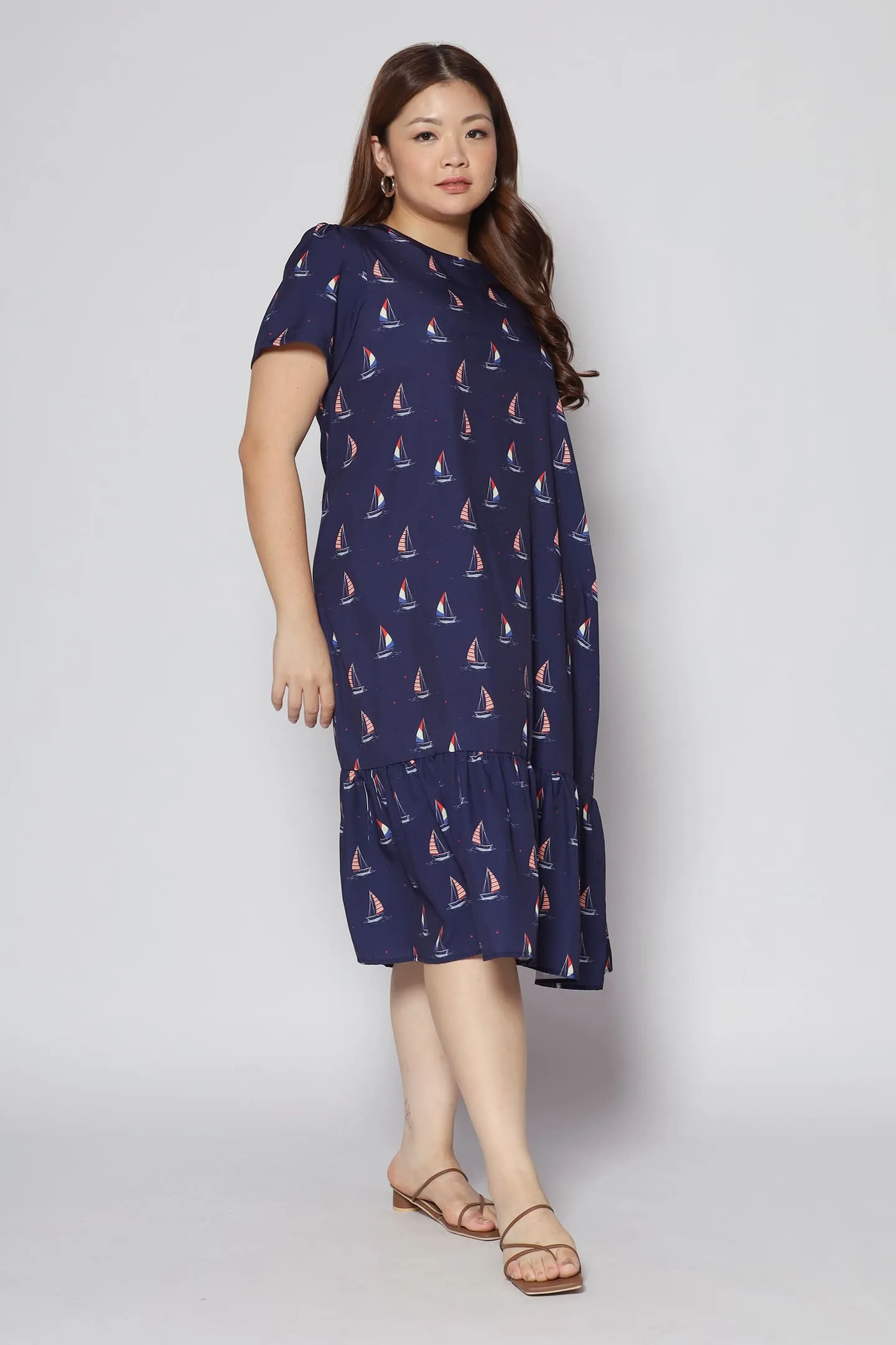 Xing Dress in Sailboat